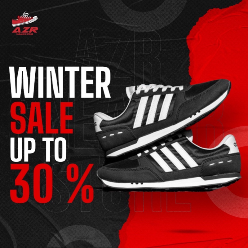 Adidas Neo city Racer Black white BNWB