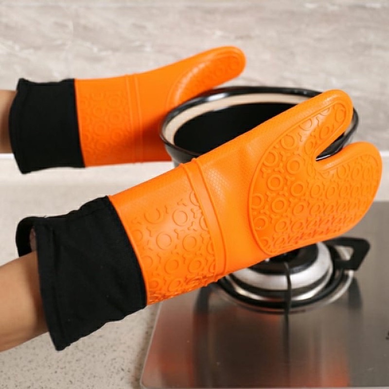 1 pcs Sarung Tangan Oven Silikon Anti Panas