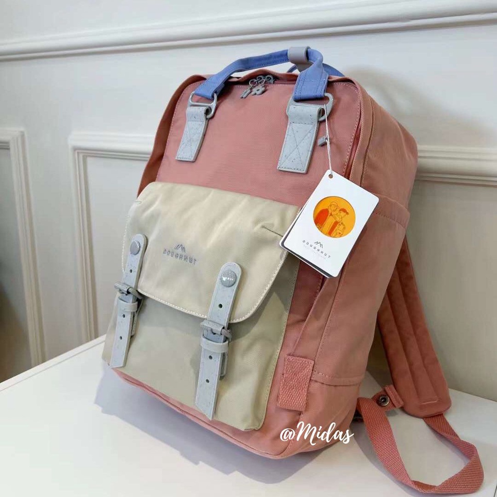 11.11 BIG SALE !! TAS BACKPACK DOUGHNUT MONET SERIES LARGE (L) / TAS MULTIFUNGSI KEKINIAN / TAS LAPTOP