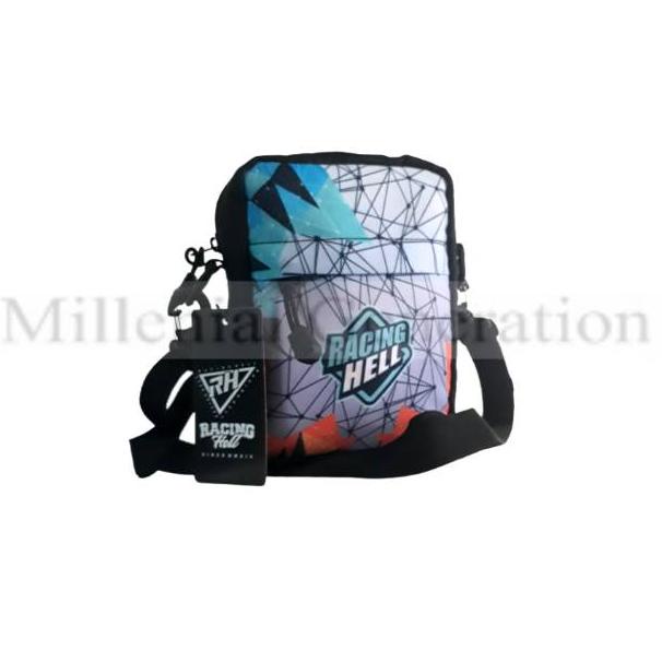 [KPN.10De22d] Tas racing hell selempang  poch bag tas distro tas selempang distro Sling bag full pri