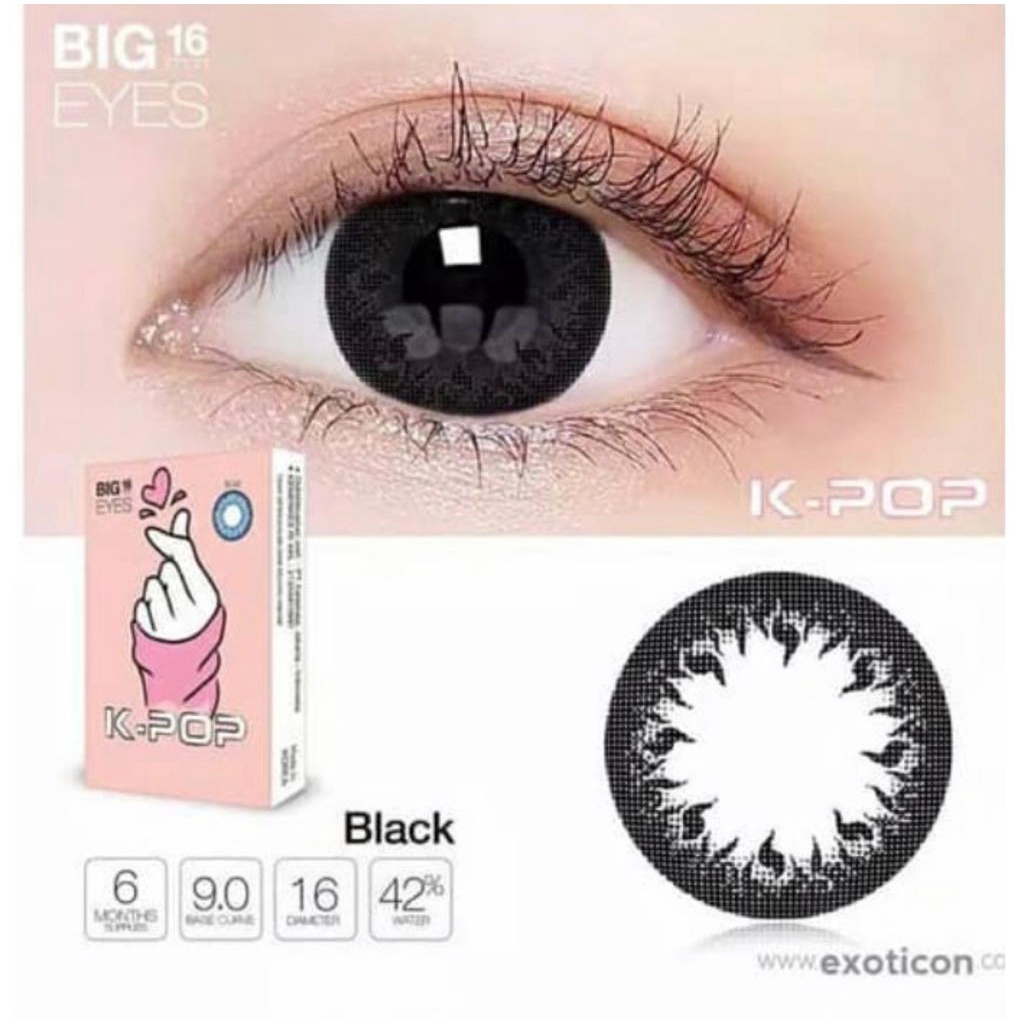 Softlens X2 KPOP 16 MM Normal By X2 Exoticon / Soflen Kpop / Kpop By X2 Exoticon / Soflen K-POP Big Eyes