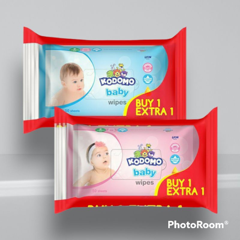 Tisu Basah KODOMO BABY WIPES Extra Beli 1 Gratis 1 Original Hemat