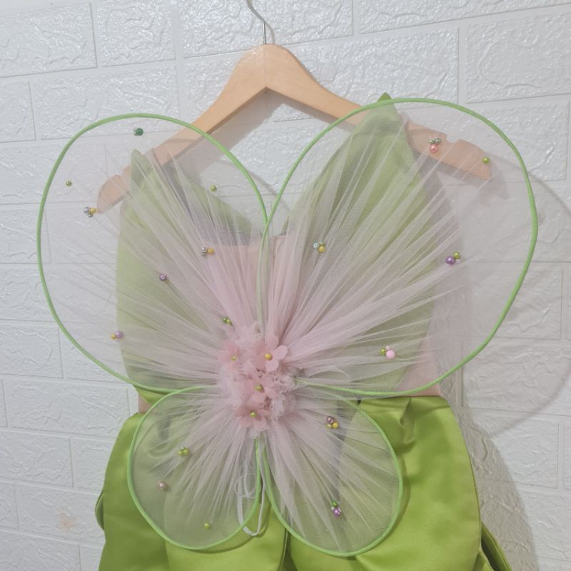 sayap tinkerbell aksesoris tinkerbell dress tinkerbell