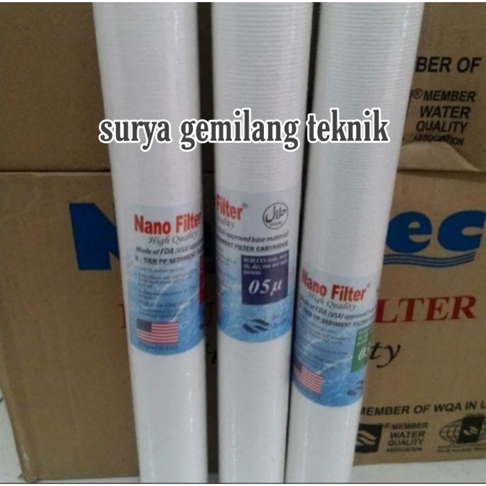 Catridge Filter Nano 20" Sediment Filter Air Nano"Filter Nano Spoon