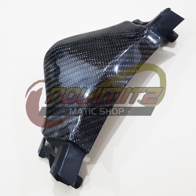 Cover Tutup Dagu Lampu Depan Carbon Kevlar Parts Ori Yamaha NMAX OLD