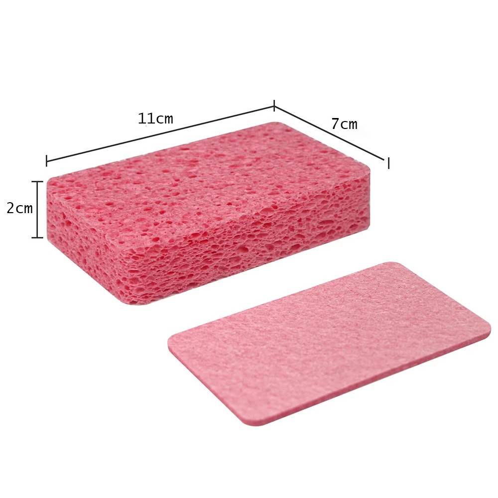 Spons Pembersih Ajaib Serbaguna Dapur Pulp Kayu Compressed Cleaning Sponge Eraser Cleaning Wash Cloth Untuk Piring Panci Dan Wajan Alat Pembersih Rumah Tangga