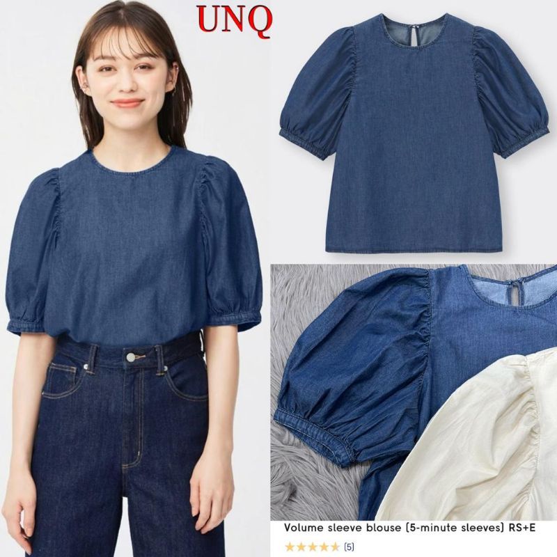 Gu* by unq* volume blouse ( B 271 )