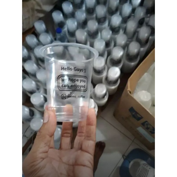 sablon cup 12 Oz datar 7gr