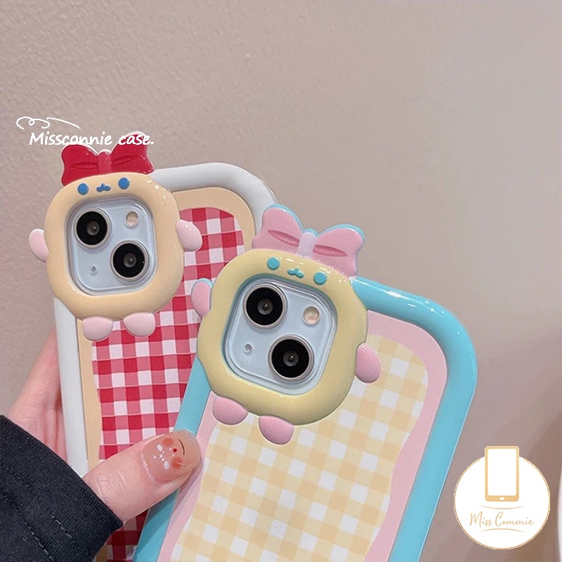 Soft Case Motif Kartun Monster 3D Untuk iPhone 11 7Plus 6Plus XR 14 12 13 Pro MAX X XS MAX 7 6 6S 8 14 Plus SE