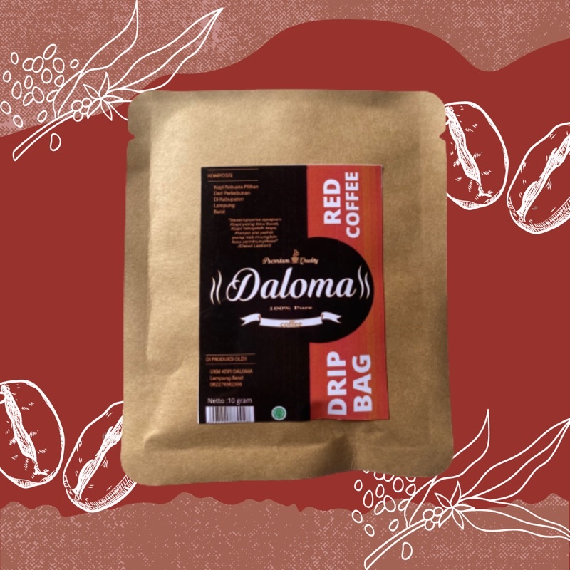 

Kopi Bubuk Petik Merah Daloma Red Coffee Drip Bag