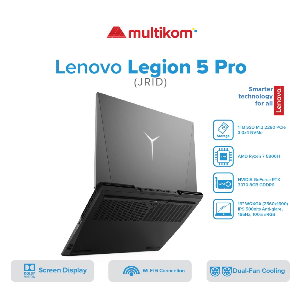 Lenovo Legion 5PRO JRID R7 5800H 32Gb 1TB SSD RTX3070 8GB W11 OHS