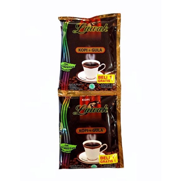 

LUWAK KOPI + GULA RENCENG 5X20GR /BND