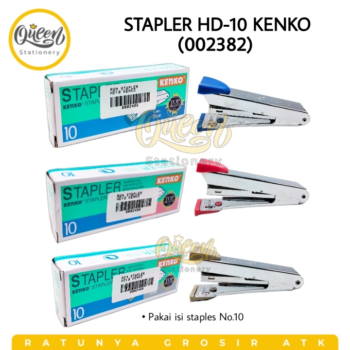 

1 PCS STAPLER HD10 KENKO STAPLES STEPLES HECTER KECIL (002382)