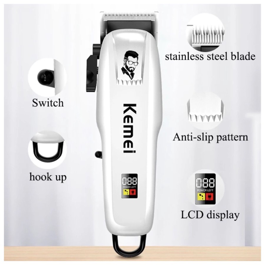 Kemei Alat Cukur Rambut KM-PG809A Hair Clipper Professional