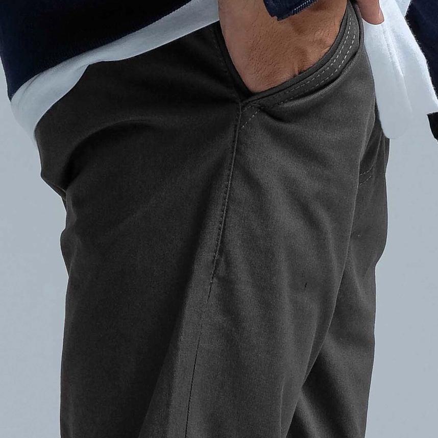 Booming JB Long Chino Basic Dark Grey