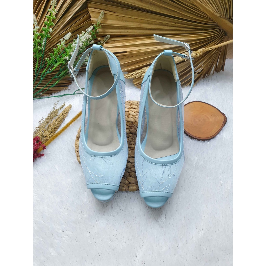 Sepatu pesta cantik Vanda babylue hak 7 cm