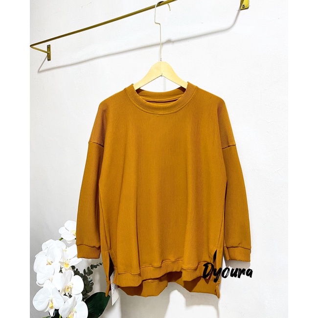 Atasan Knit Agnes Termurah / Atasan knit import / KELLEN TOP BY ALFASHION ATASAN BAHAN KAOS UNIQLO MELAR JUMBO  BIGSIZE TERLARIS