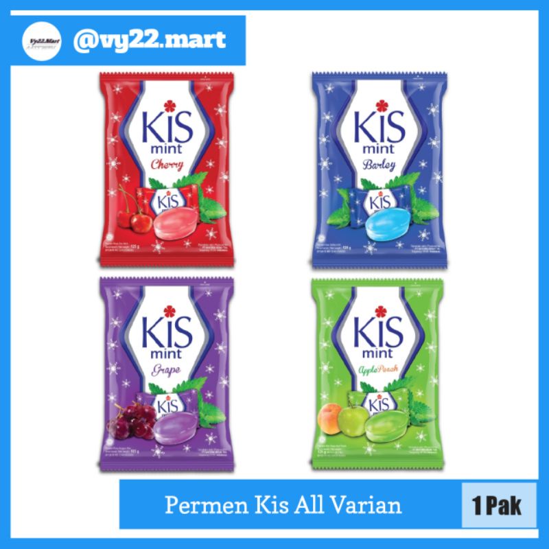 

Permen Kis Permen Mint isi 50pcs Barley, Cherry, Grape, Apple Peach