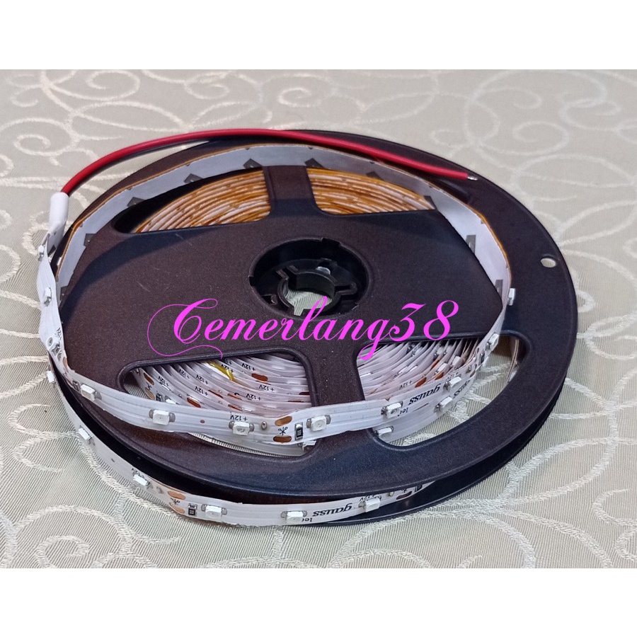 LED Strip SMD 3528 Merah/Red DC 12V IP33 INDOOR N Gel