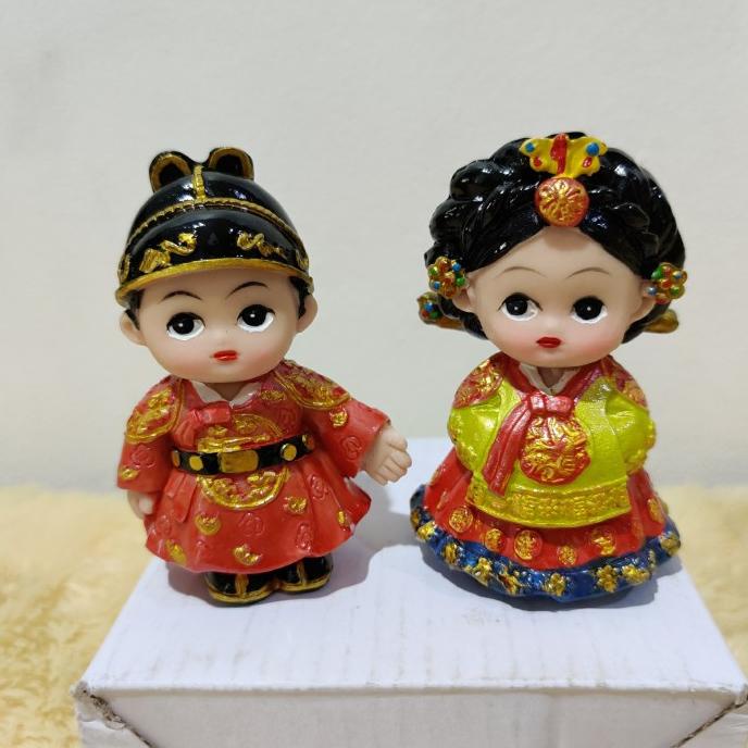 Patung Pajangan Souvenir Korea Mini Lucu