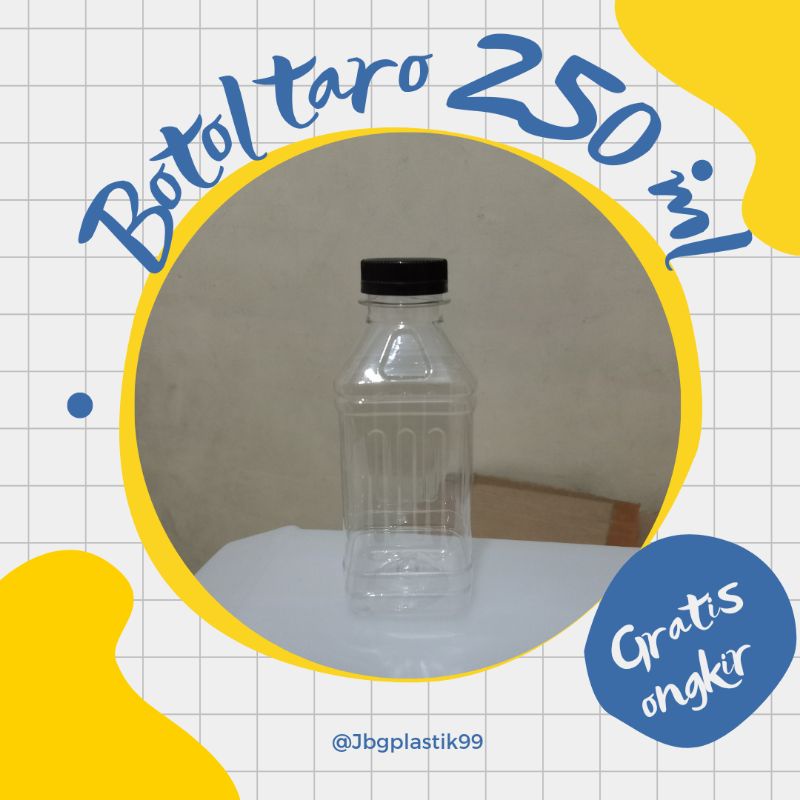 Botol taro 250 ml // Botol plastik