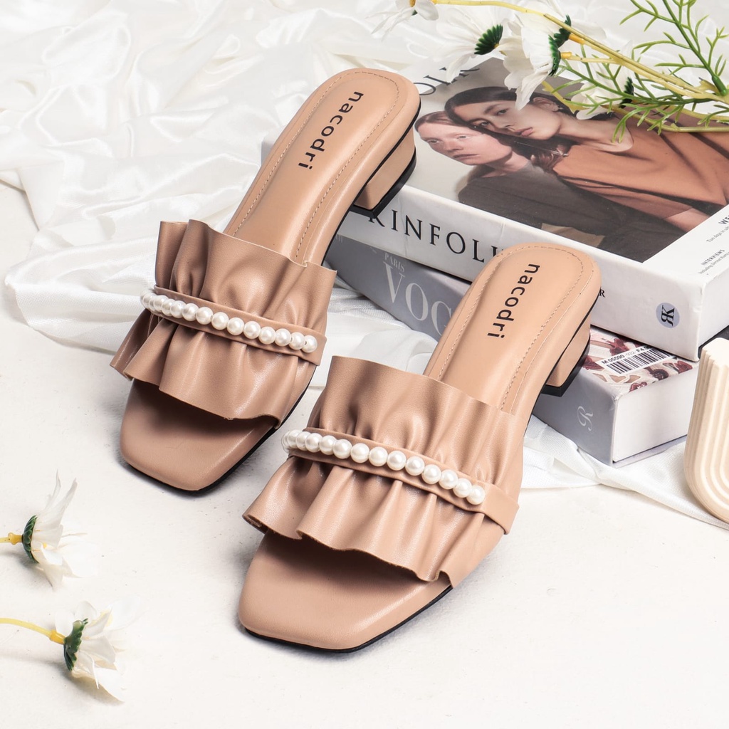 nacodri TESHA sandal wanita heels 3cm