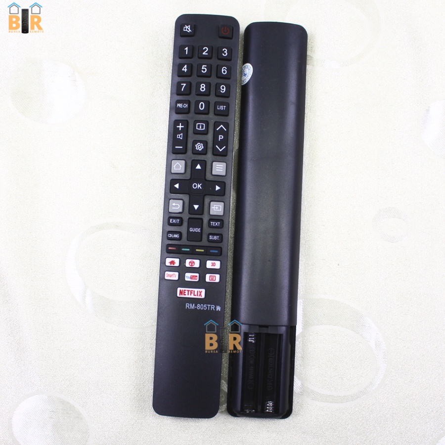 Remot Remote TV TCL 805tr pengganti remote LCD LED SMART TV Youtube Netflix tanpa setting