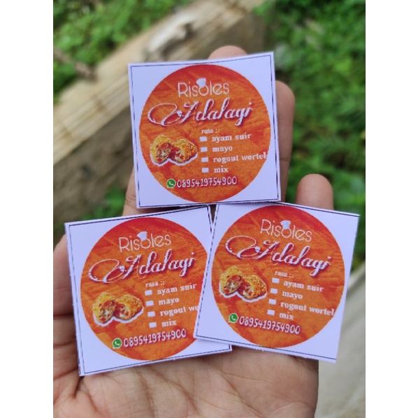 

stiker logo makanan resoles bisa req