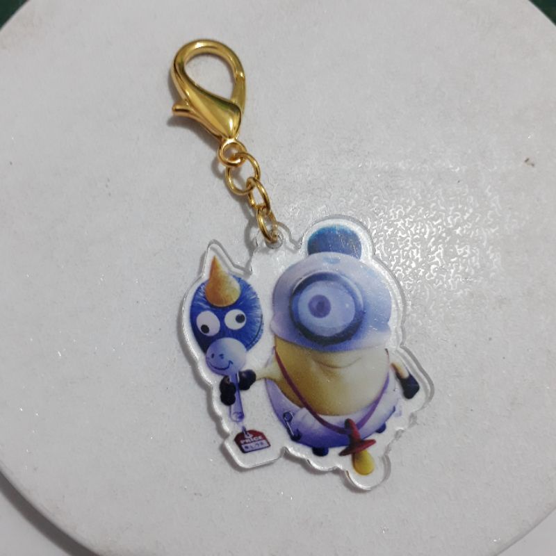 GROSIR Gantungan Kunci Ganci Akrilik 4,5x7cm Ring Kokot Udang Lobster