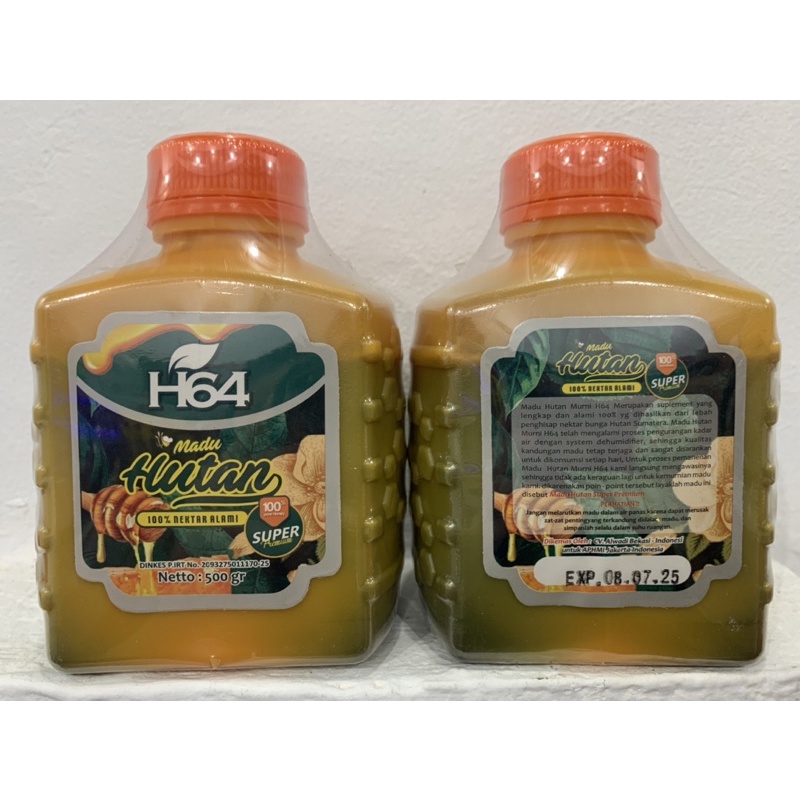 Madu Hutan Super H64 Madu Murni Original 500GR