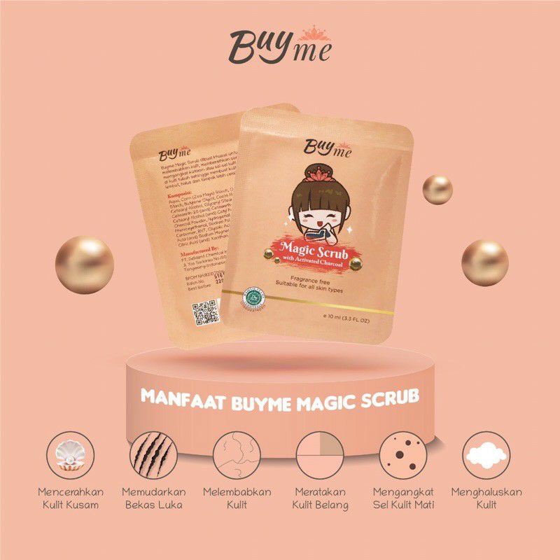 [ DISKON ] BUYME MAGIC SCRUB LIMITED EDITION WITH MYSTERY GIFT
