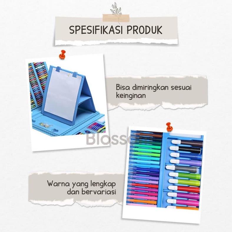 

Update! Alat Lukis Set 208Pcs Crayon Oil Paste Pensil Warna Pensil Warna Cair Anak Mewarnai .,