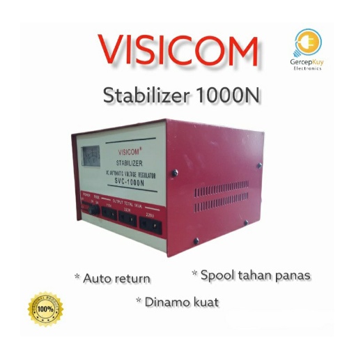 Stabilizer 1000watt visicom / Penstabil listrik / Stavol visicom 1000w