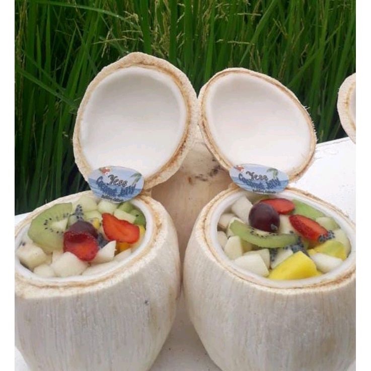 

Coconut Jelly topping buah