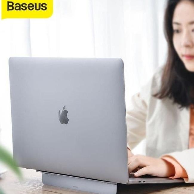 Baseus Dudukan Laptop Papery Notebook Laptop Stand Holder Meja Laptop Keranjang.Wirreles