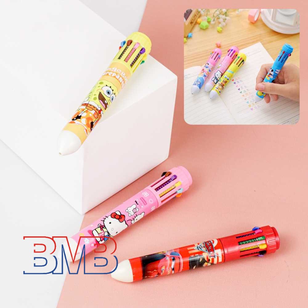 

N22 Pena Ballpoint Multi Warna 10 Color Pen 1 PCS - SM-10