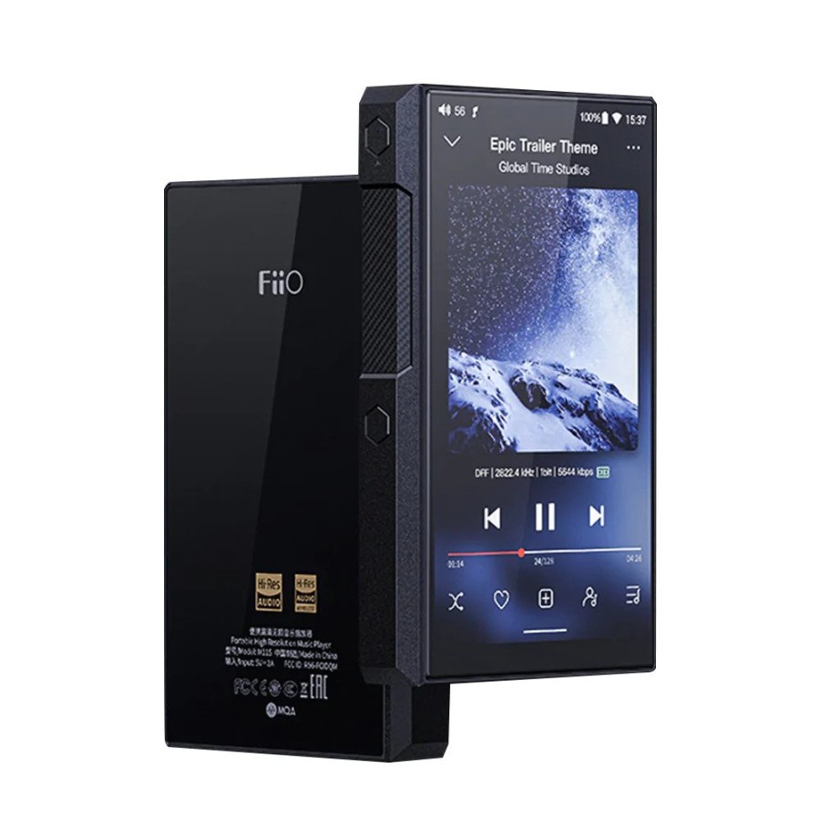 FiiO M11S Pemutar Musik Portabel Hi-Res Hitam 5300mAh