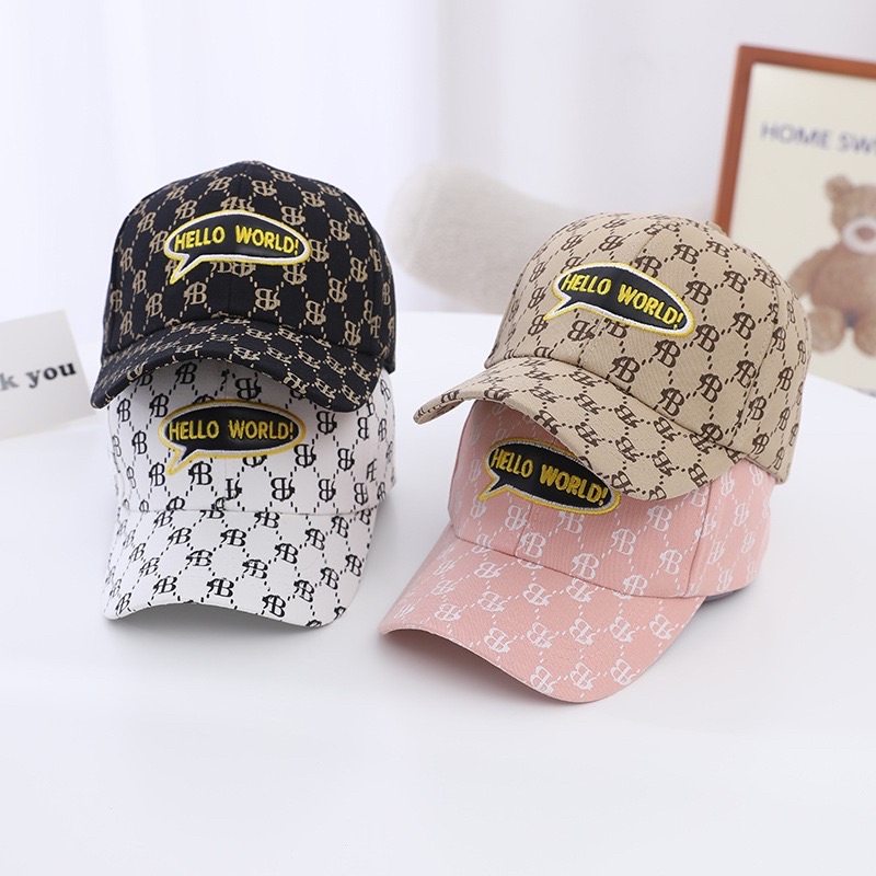 Topi Baseball Dewasa Import Model Hello World