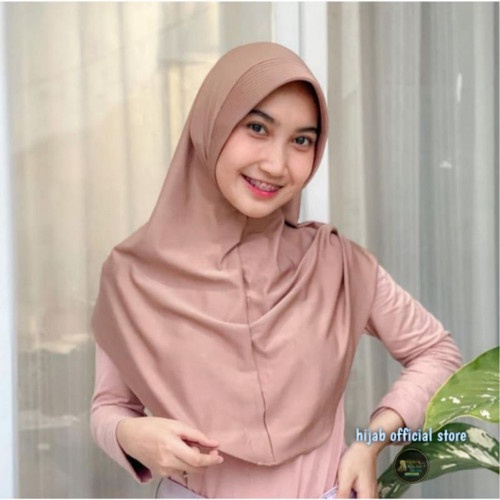 BERGO HAMIDAH MENUTUP DADA / DAILY HIJAB PET ANTEM JERSEY PREMIUM 100% ORIGINAL