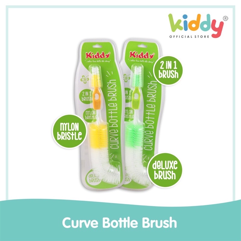 Kiddy bottle brush - sikat pembersh botol