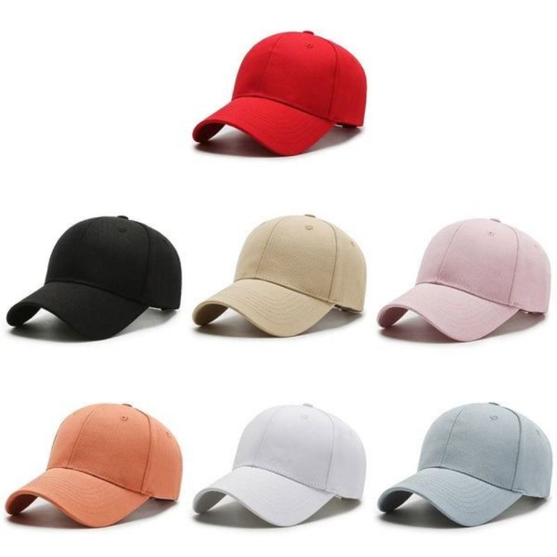 Topi Anak Polos Baseball Gaya Korea Perempuan Laki-laki All Size 1-8 Tahun