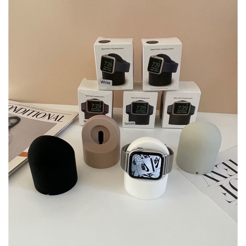 APPLE WATCH Charger Stand Holder iWatch Silicone Dock
