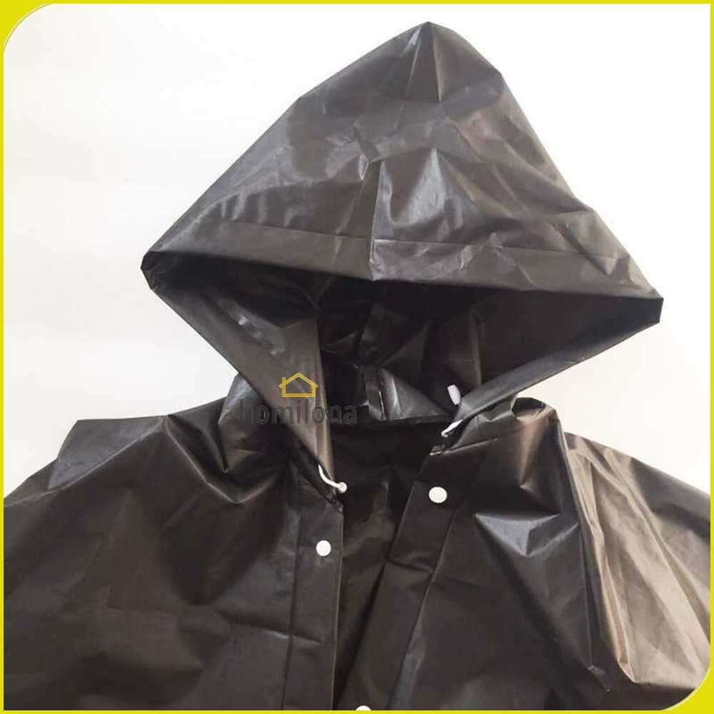 Jas Hujan Portable Raincoat Poncho with Hood - TY876