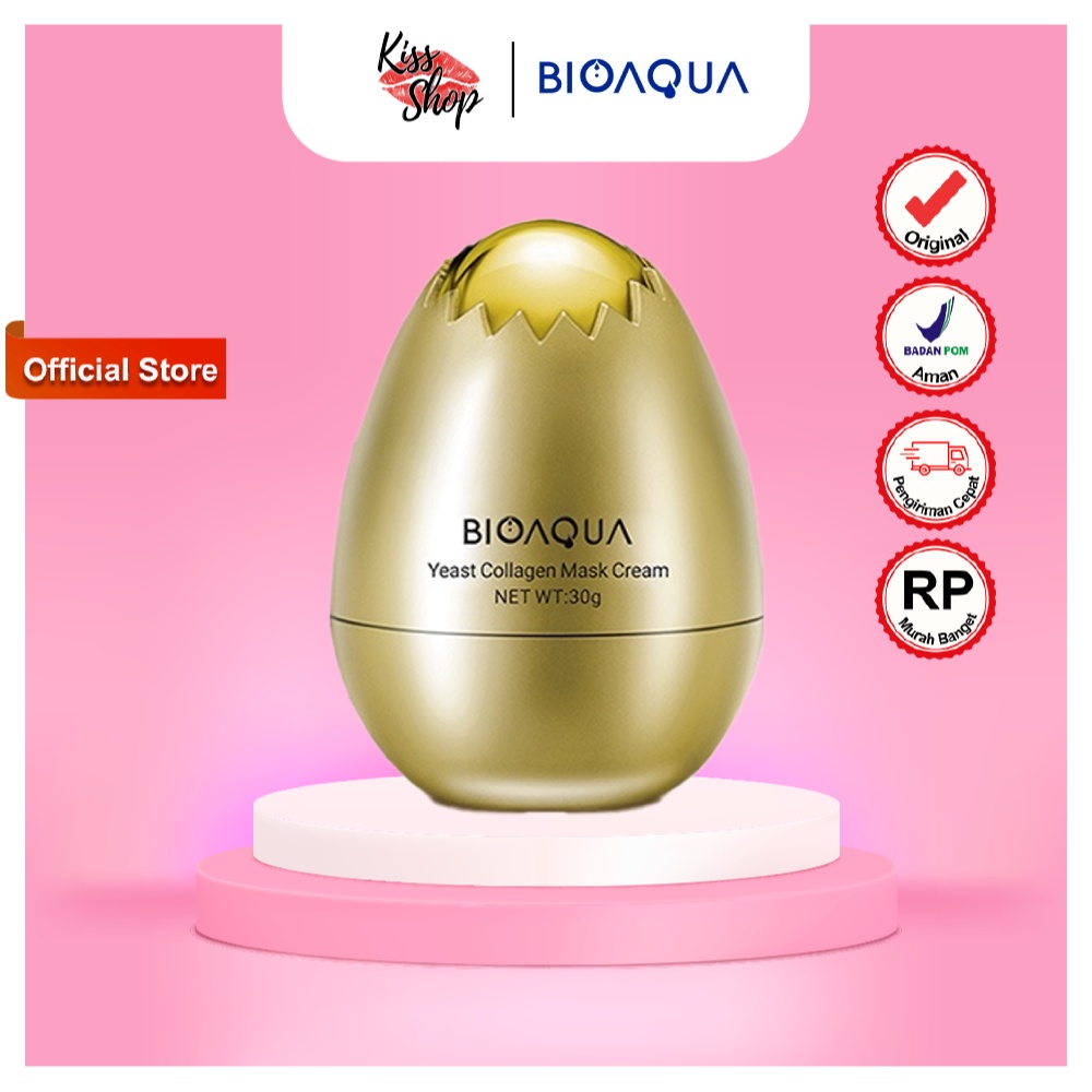 BIOAQUA Yeast Collagen Mask Cream 30g BPOM