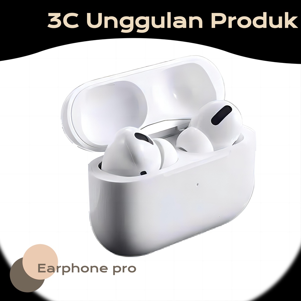 pro bluetooth earbuds headphone microphone wireless microphone earphone headset tws