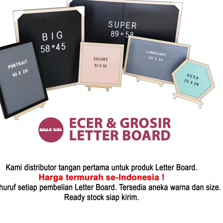 

Baru TER Papan Nama Bayi / Letter Board Kekinian SmileGirl 28x25 드