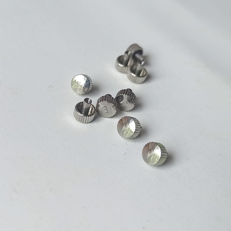 crown atau knop mido silver