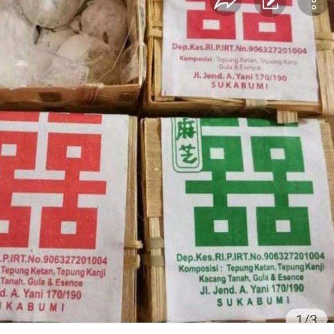 

limited Edition✔️3 mochi keranjang isi kacang A yani (3Kotak)|KD4