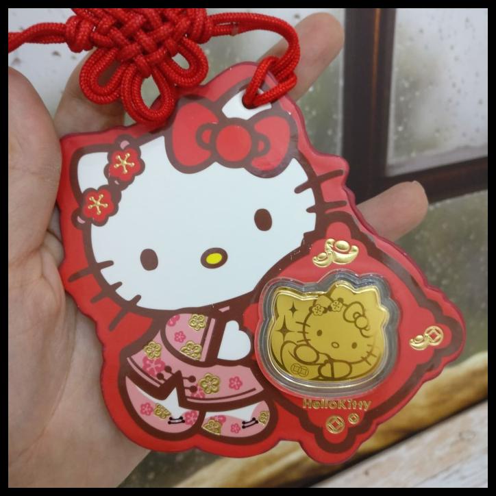 Emas Hongkong Chow Tai Fook 24K / Angpao Hello Kitty Real Gold