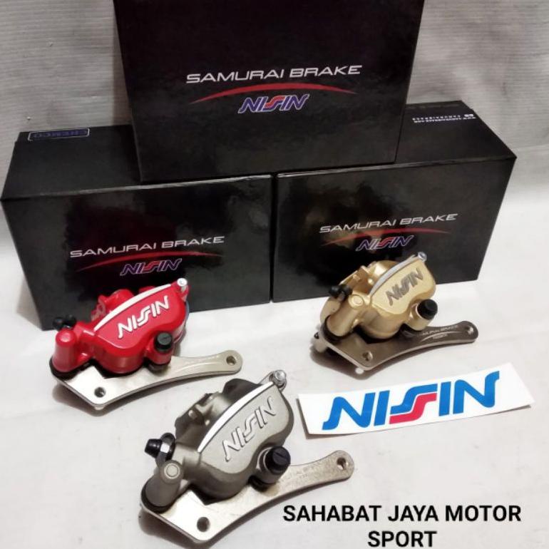 PRODUK- KALIPER DEPAN NISSIN SAMURAI 2 PISTON BEAT KARBU BEAT FI SCOOPY KARBU SCOOPY FI VARIO 125 VA